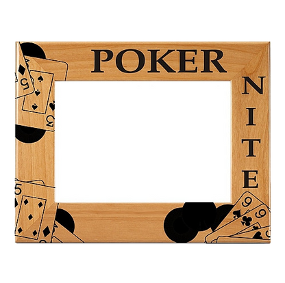 Poker Picture Frame | Personalized Picture Frame | 3 Sizes