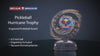 Pickleball Trophy | Hurricane | Personalized Pickleball Award | 6.5 Inches Tall