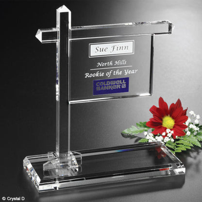 Real Estate Sign Corporate Award | Engraved House Sign Award - 7.5 Inch Tall Decade Awards